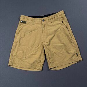 Howler Bros Shorts Mens 30 Brown Nylon Chino Horizon Hybrid Hiking Outdoor